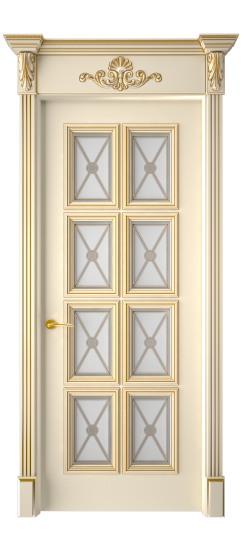 Багет 10 ДО | Слоновая кость патина золото