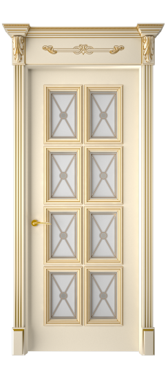 Багет 10 ДО | Слоновая кость патина золото