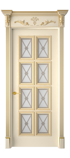 Багет 10 ДО | Слоновая кость патина золото