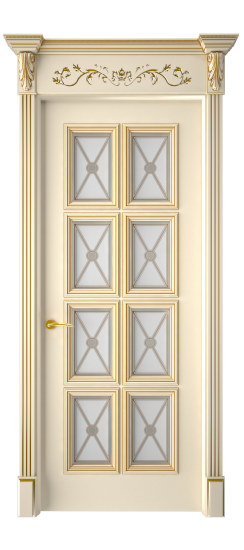 Багет 10 ДО | Слоновая кость патина золото