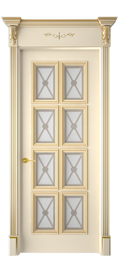 Багет 10 ДО | Слоновая кость патина золото