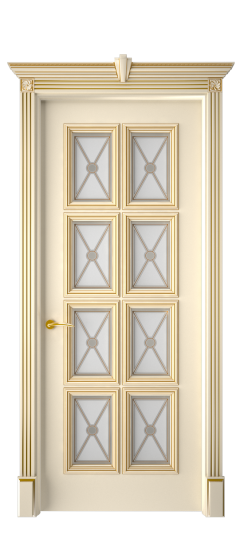 Багет 10 ДО | Слоновая кость патина золото