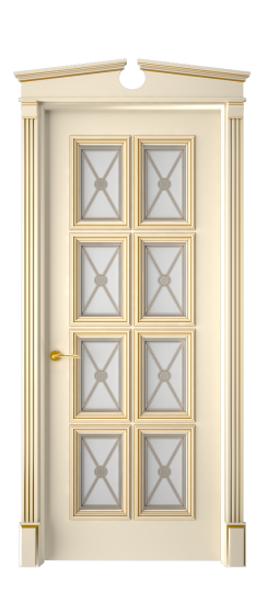 Багет 10 ДО | Слоновая кость патина золото