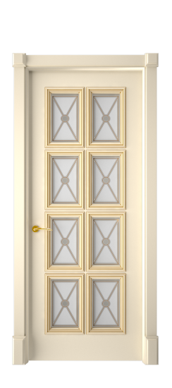 Багет 10 ДО | Слоновая кость патина золото