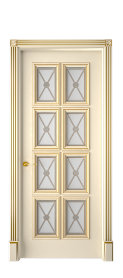 Багет 10 ДО | Слоновая кость патина золото