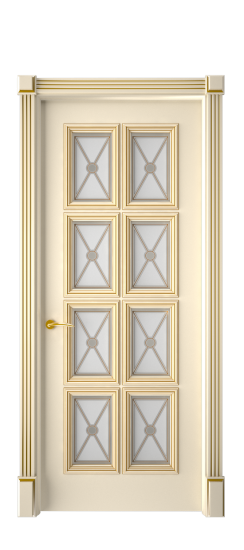 Багет 10 ДО | Слоновая кость патина золото