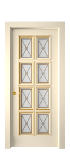 Багет 10 ДО | Слоновая кость патина золото