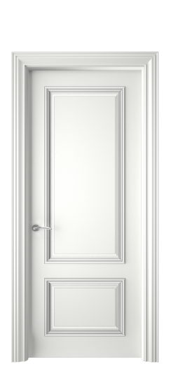 Багет 12 ДГ | Белая эмаль патина серебро