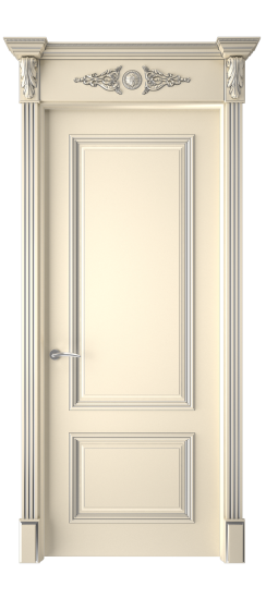 Багет 12 ДГ | Слоновая кость патина серебро