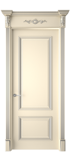 Багет 12 ДГ | Слоновая кость патина серебро