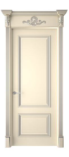 Багет 12 ДГ | Слоновая кость патина серебро