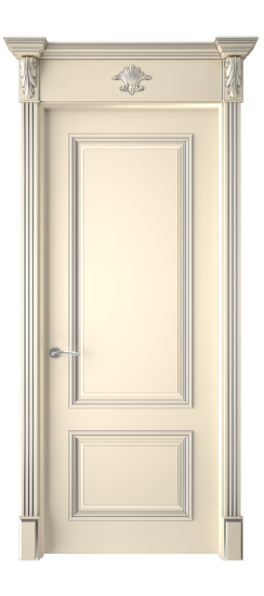 Багет 12 ДГ | Слоновая кость патина серебро