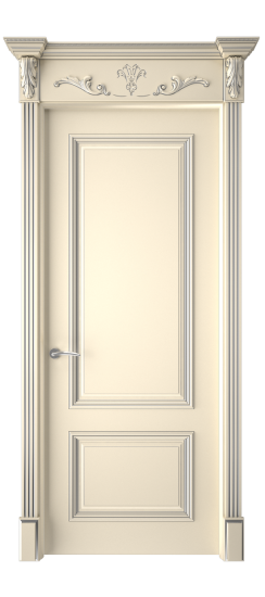 Багет 12 ДГ | Слоновая кость патина серебро