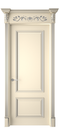 Багет 12 ДГ | Слоновая кость патина серебро