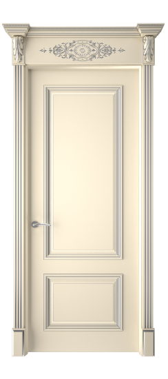 Багет 12 ДГ | Слоновая кость патина серебро