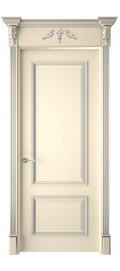 Багет 12 ДГ | Слоновая кость патина серебро