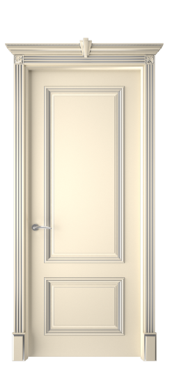 Багет 12 ДГ | Слоновая кость патина серебро