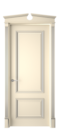 Багет 12 ДГ | Слоновая кость патина серебро