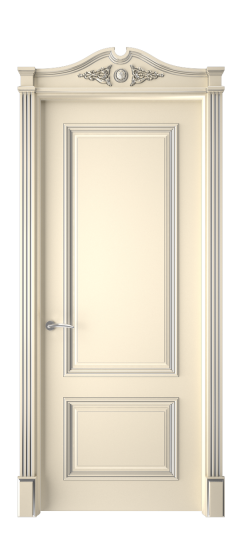 Багет 12 ДГ | Слоновая кость патина серебро