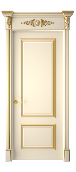 Багет 12 ДГ | Слоновая кость патина золото