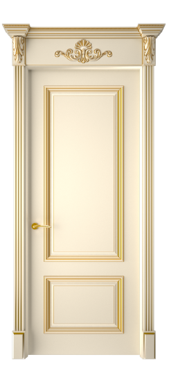 Багет 12 ДГ | Слоновая кость патина золото