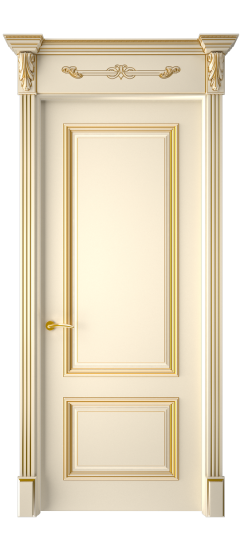 Багет 12 ДГ | Слоновая кость патина золото