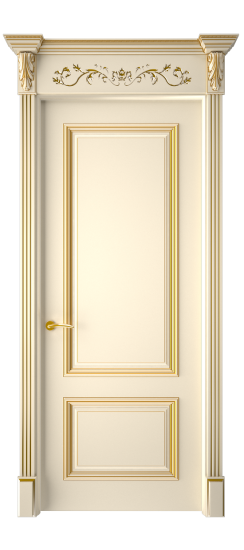 Багет 12 ДГ | Слоновая кость патина золото