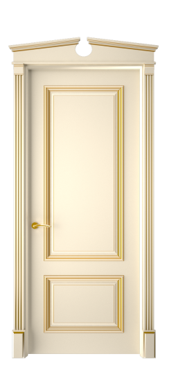 Багет 12 ДГ | Слоновая кость патина золото