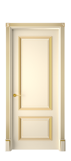 Багет 12 ДГ | Слоновая кость патина золото