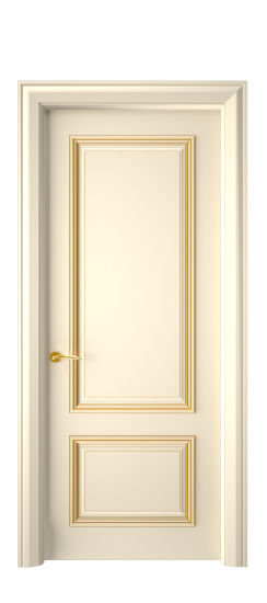 Багет 12 ДГ | Слоновая кость патина золото