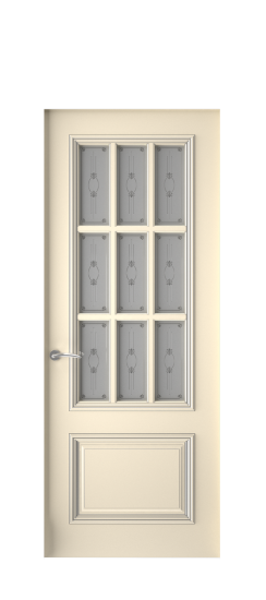 Багет 12 ДО | Слоновая кость патина серебро