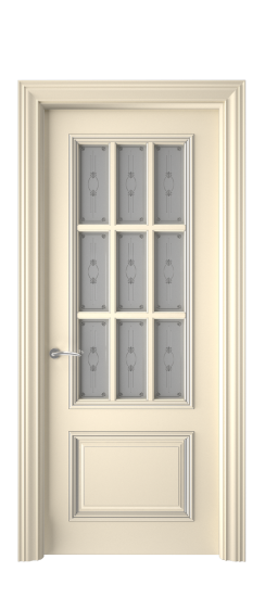 Багет 12 ДО | Слоновая кость патина серебро