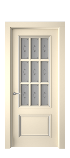 Багет 12 ДО | Слоновая кость патина серебро