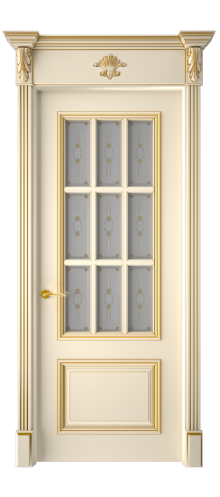 Багет 12 ДО | Слоновая кость патина золото