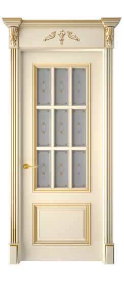 Багет 12 ДО | Слоновая кость патина золото