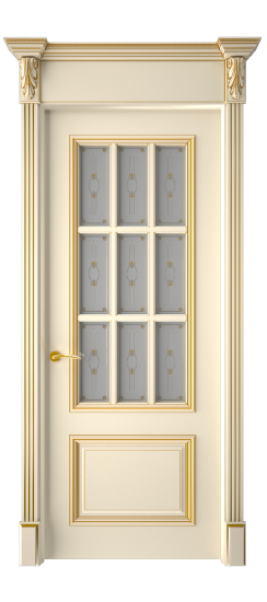 Багет 12 ДО | Слоновая кость патина золото