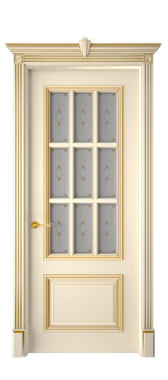 Багет 12 ДО | Слоновая кость патина золото