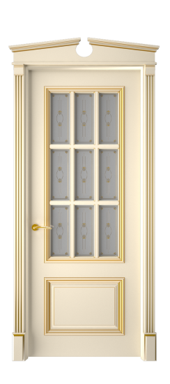 Багет 12 ДО | Слоновая кость патина золото