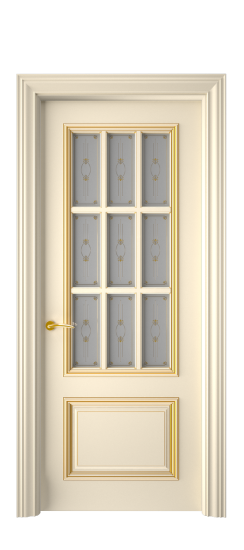 Багет 12 ДО | Слоновая кость патина золото