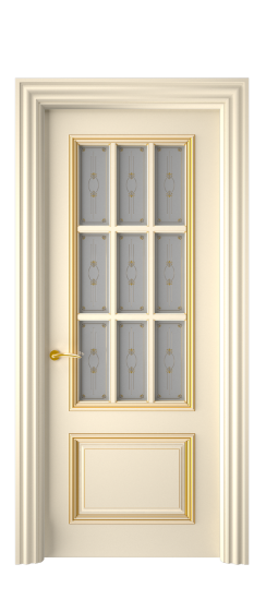 Багет 12 ДО | Слоновая кость патина золото