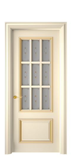 Багет 12 ДО | Слоновая кость патина золото