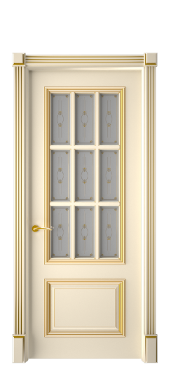 Багет 12 ДО | Слоновая кость патина золото