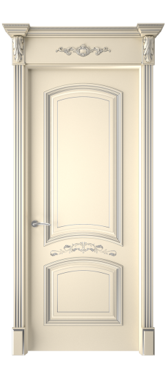 Багет 13 ДГ | Слоновая кость патина серебро