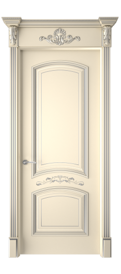 Багет 13 ДГ | Слоновая кость патина серебро