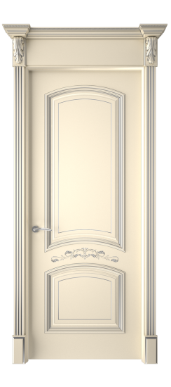 Багет 13 ДГ | Слоновая кость патина серебро