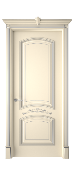 Багет 13 ДГ | Слоновая кость патина серебро