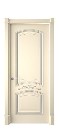 Багет 13 ДГ | Слоновая кость патина серебро