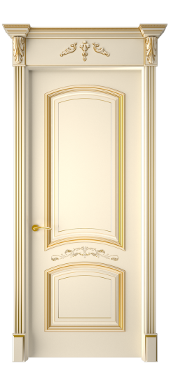 Багет 13 ДГ | Слоновая кость патина золото