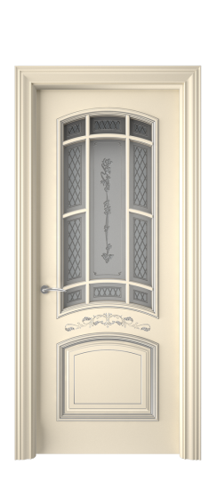 Багет 13 ДО | Слоновая кость патина серебро