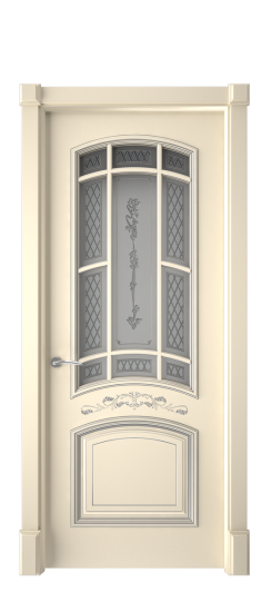 Багет 13 ДО | Слоновая кость патина серебро